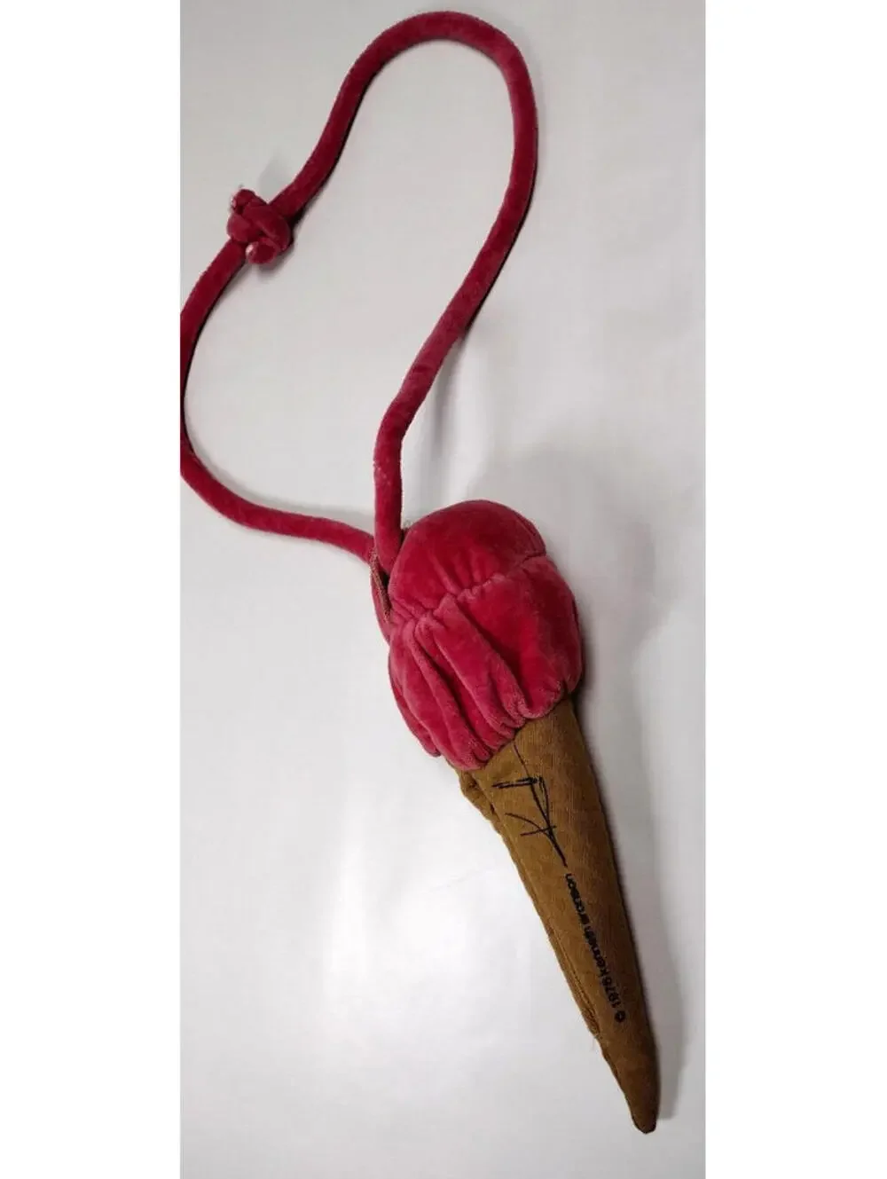 1970s Glam Purse KENNETH ARONSON bag Ice Cream Cone 1976 Sculpture Elton John